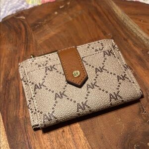 Anne Klein Brown and Tan Key & Card Holder